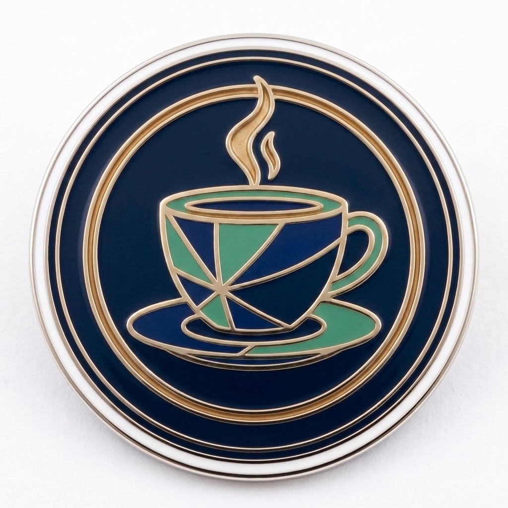 Coffee-shop loyalty badge