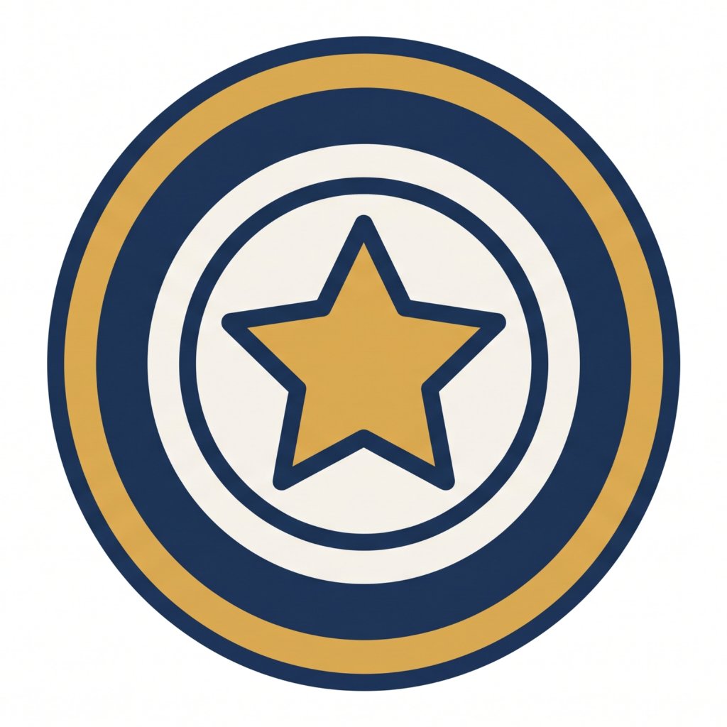 Flat vector badge style