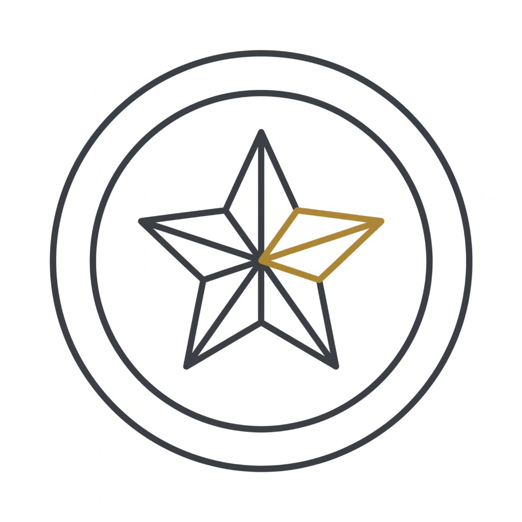 Line minimal badge style